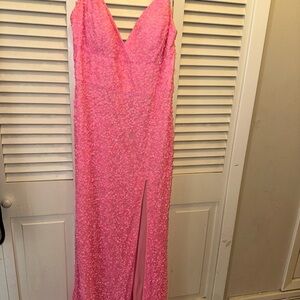 Sherri Hill Pink Prom Dress